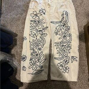 Free people embroidered pants